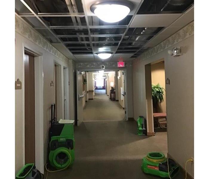 Commercial ceiling tile removal